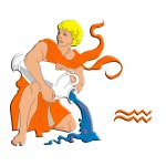 Знак зодиака - водолей.
